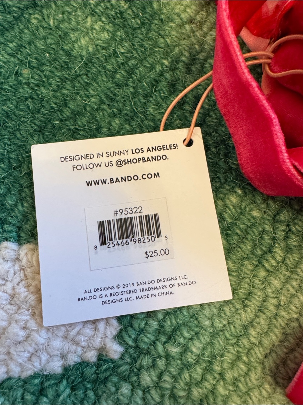 NWT Bando satin drawstring backpack - Picture 10 of 10
